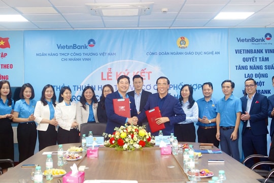 Công đoàn ngành Giáo dục ký kết hợp tác về công tác an sinh xã hội