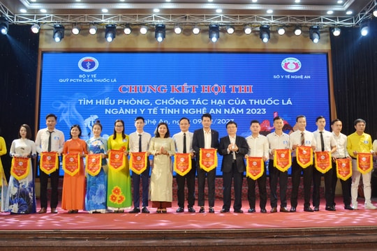 Ngành Y tế Nghệ An tổ chức vòng chung kết Hội thi Tìm hiểu phòng, chống tác hại của thuốc lá năm 2023