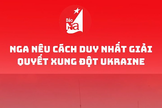 Nga nêu cách duy nhất giải quyết xung đột Ukraine