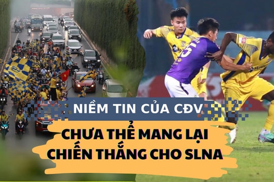 Niềm tin của người hâm mộ chưa thể mang lại chiến thắng cho Sông Lam Nghệ An