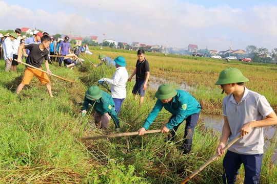 Trên 456.000 ngày công làm thuỷ lợi, đảm bảo nước tưới vụ xuân 