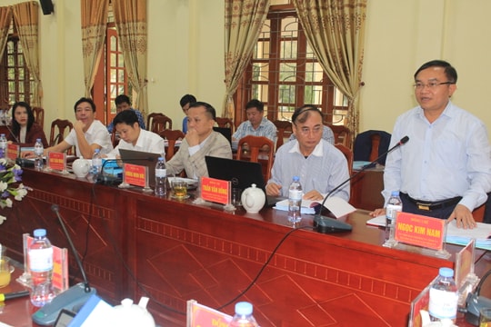 Trưởng ban Dân vận Tỉnh ủy dự kiểm điểm Ban Thường vụ Huyện ủy Quỳ Hợp