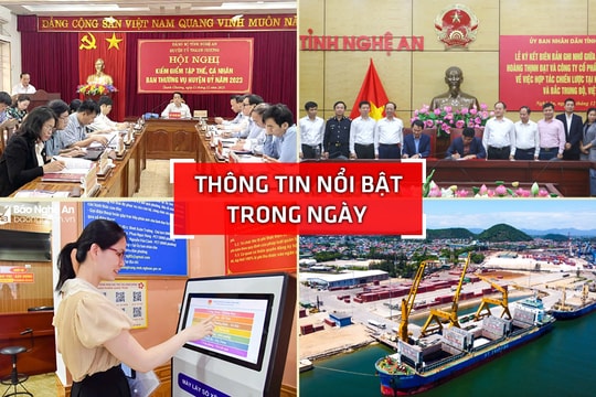 Thông tin nổi bật tại Nghệ An ngày 13/12