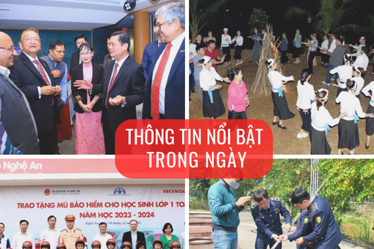 Nghệ An: Thông tin nổi bật ngày 14/12