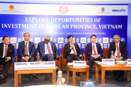 Nghệ An tổ chức Hội thảo kết nối đầu tư, kinh doanh tại thủ đô New Delhi