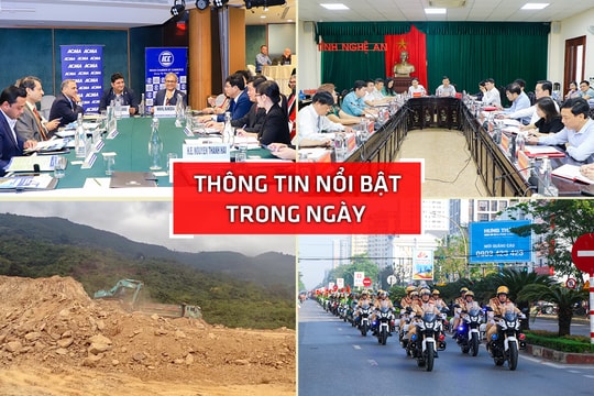 Nghệ An: Thông tin nổi bật ngày 15/12