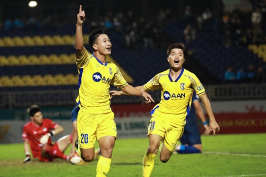 Sông Lam Nghệ An giành chiến thắng đầu tiên tại V.League 2023/2024