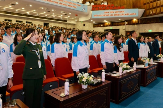 Gần 700 đại biểu dự Khai mạc Đại hội Hội Sinh viên Việt Nam toàn quốc lần thứ XI