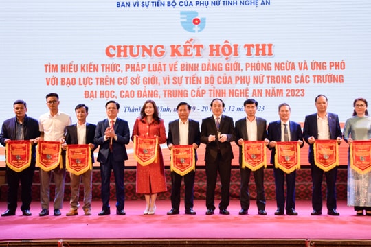 Lần đầu tiên Nghệ An tổ chức hội thi tìm hiểu chính sách, pháp luật về bình đẳng giới