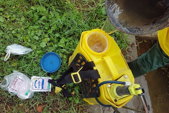 Xây dựng bể chứa thu gom rác thải bảo vệ thực vật, thay đổi ý thức người dân 