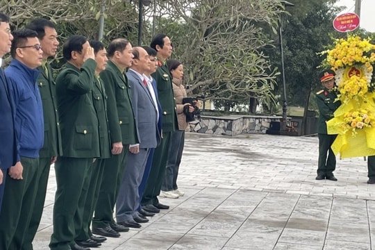 Hội Cựu chiến binh cơ quan Tỉnh ủy Nghệ An tri ân các Anh hùng liệt sĩ