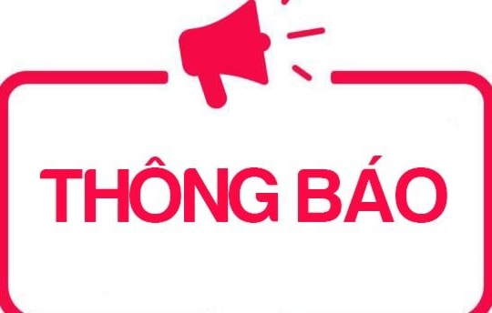 Thông báo về việc nhận văn bản chuyển quyền sử dụng đất