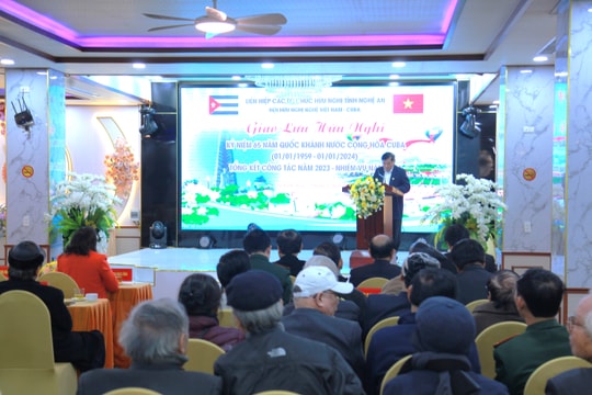 Hội Hữu nghị Việt Nam - Cuba tỉnh Nghệ An tổng kết hoạt động năm 2023