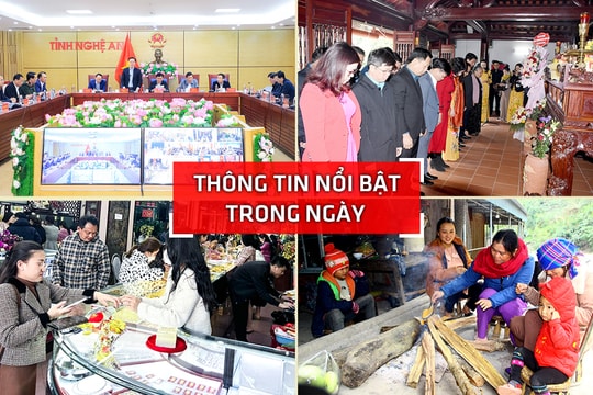 Nghệ An: Thông tin nổi bật ngày 25/11