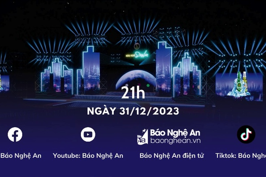 Báo Nghệ An sẽ truyền hình trực tiếp Chương trình nghệ thuật chào năm mới 2024 'Hào khí sông Lam'