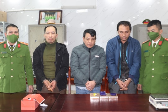 Công an Nghệ An phá chuyên án, bắt giữ 4 đối tượng với số lượng ma túy lớn