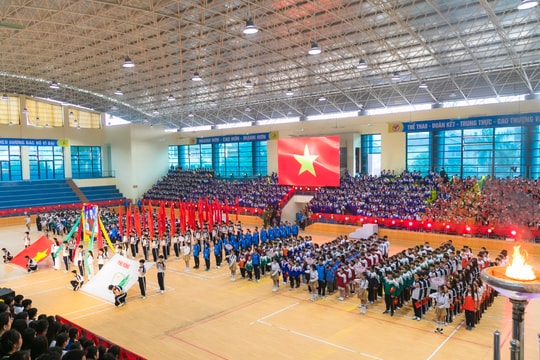 Hơn 1.700 học sinh tham gia Hội khỏe Phù Đổng thành phố Vinh lần thứ XVII