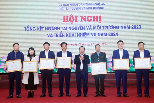 Ngành Tài nguyên và Môi trường Nghệ An quyết tâm nâng cao hiệu quả sử dụng nguồn lực tài nguyên