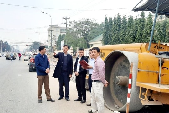 Bảo đảm trật tự an toàn giao thông trên các tuyến đường đang thi công thuộc địa bàn thành phố Vinh