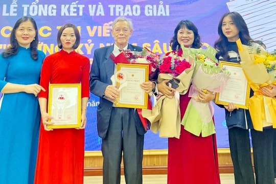Giáo viên và học sinh Nghệ An đạt giải cao tại Cuộc thi 'Những kỷ niệm sâu sắc về thầy cô và mái trường'