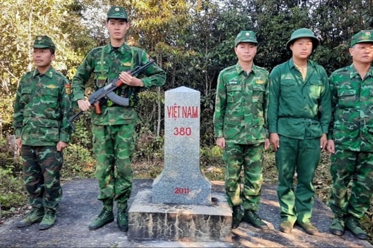 Tuần tra bảo vệ an ninh biên giới dịp Tết Dương lịch 2024