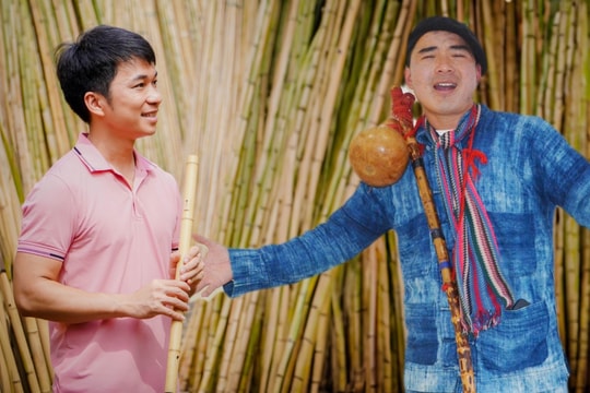 Hai chàng trai quê Tân Kỳ đam mê tiếng sáo 
