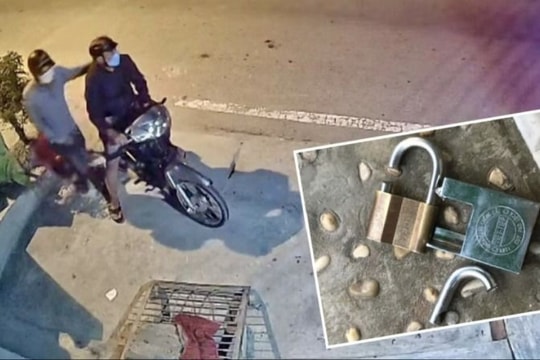 Hàng xóm cảnh giác, ngăn 2 tên trộm cắt khóa đột nhập cửa hàng điện thoại