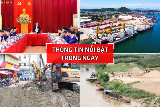 Nghệ An: Thông tin nổi bật ngày 3/1