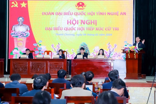Đại biểu Quốc hội tiếp xúc cử tri huyện Thanh Chương sau Kỳ họp thứ 6, Quốc hội khóa XV