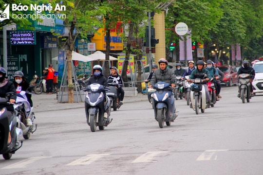 Ngày 6/1, không khí lạnh tăng cường yếu, Nghệ An tiếp tục có mưa nhỏ rải rác vào sáng và đêm, trời rét