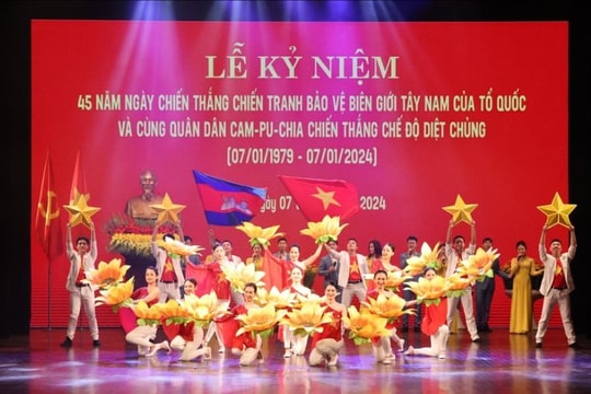 Việt Nam-Campuchia 'nghĩa bạn bè mãi mãi không phai'