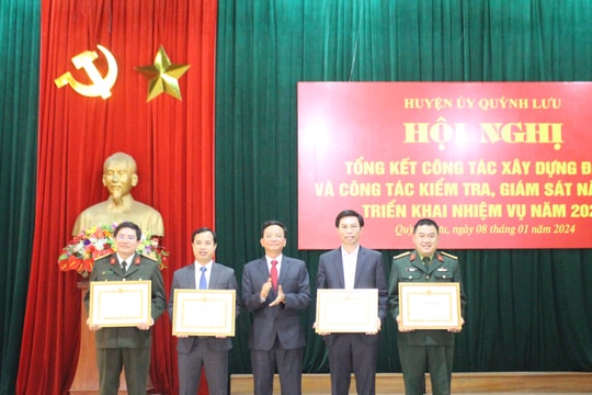 Năm 2023, huyện Quỳnh Lưu kết nạp thêm 291 đảng viên