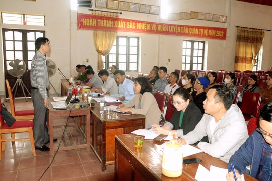 Huyện Yên Thành đối thoại với 14 hộ dân về giải phóng mặt bằng dự án nâng cấp Quốc lộ 7A