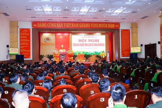 Công an Nghệ An triển khai chương trình công tác năm 2024