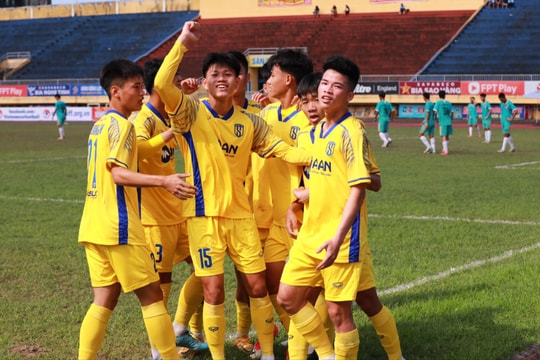 U19 Sông Lam Nghệ An thắng đậm trước U19 Sông Trà Quảng Ngãi 