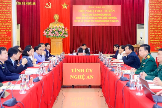 Ngành Nội chính Đảng triển khai phương hướng, nhiệm vụ công tác nội chính, phòng, chống tham nhũng, tiêu cực năm 2024