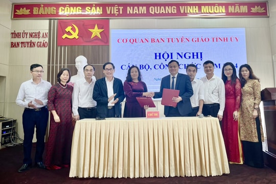 Ban Tuyên giáo Tỉnh ủy Nghệ An triển khai nhiệm vụ năm 2024