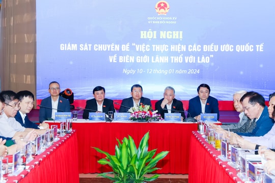 Tiếp tục thực hiện hiệu quả các Điều ước quốc tế về biên giới lãnh thổ giữa Việt Nam với Lào
