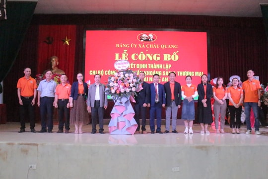 Thêm một Chi bộ doanh nghiệp tư nhân được thành lập ở Quỳ Hợp
