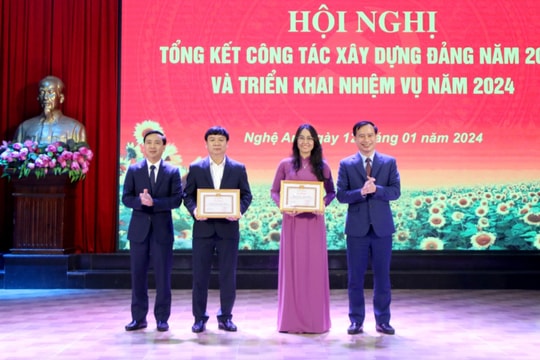 Đảng bộ Trường Đại học Vinh kết nạp 285 đảng viên trong năm 2023