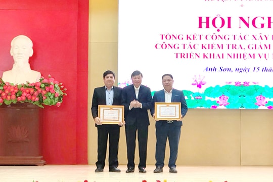 Anh Sơn tổng kết công tác xây dựng Đảng năm 2023, triển khai nhiệm vụ năm 2024