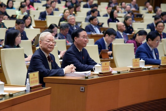 Tổng Bí thư Nguyễn Phú Trọng dự phiên khai mạc kỳ họp Quốc hội bất thường