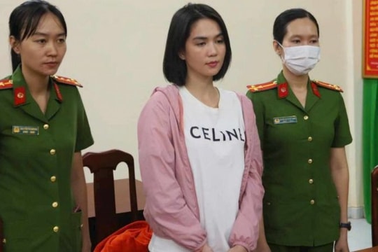Người mẫu Ngọc Trinh bị truy tố ở khung hình phạt từ 2-7 năm tù