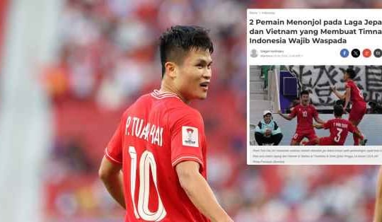 Báo Indonesia chỉ ra cầu thủ Việt Nam nguy hiểm nhất sau trận đấu với Nhật Bản