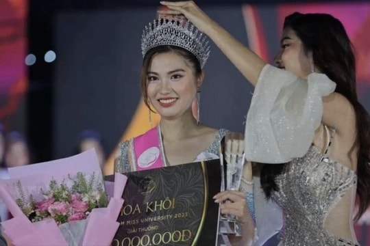 Người đẹp 19 tuổi đăng quang Hoa khôi Sinh viên Việt Nam là ai?