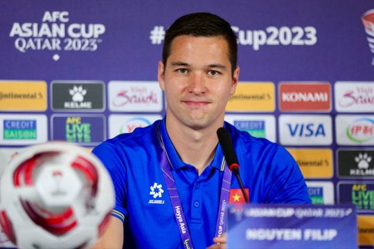 Thủ môn Nguyễn Filip: 'Tuyển Việt Nam đặt mục tiêu giành 3 điểm trước Indonesia'