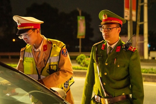 Bộ Công an phối hợp kiểm tra, xử lý vi phạm nồng độ cồn trên địa bàn tỉnh Nghệ An