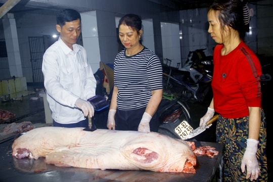 Nghệ An siết chặt quản lý hoạt động giết mổ gia súc trong dịp Tết
