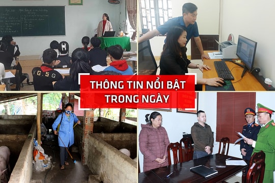 Nghệ An: Thông tin nổi bật ngày 27/1
