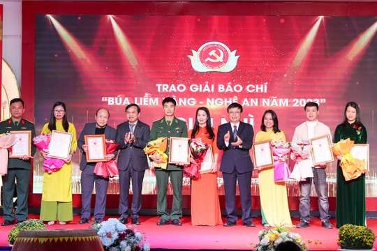 Danh sách 42 tác phẩm đoạt giải báo chí 'Búa liềm vàng' tỉnh Nghệ An 2023